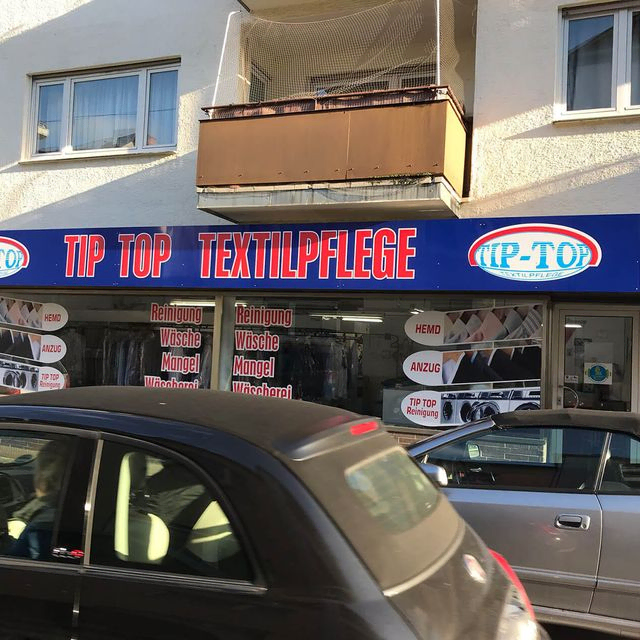 Schaufenster Textilreinigung Hochheim